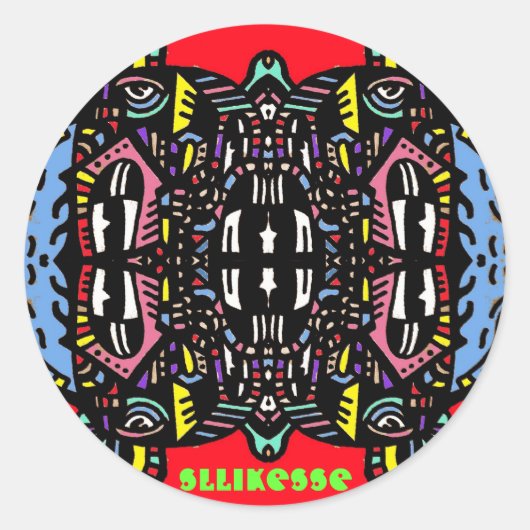 Aufkleber für die Slak-Promo (Vorderseite)