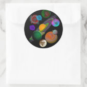 Aufkleber für die Solarsystemgestaltung (Tasche)