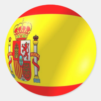 Aufkleber für die spanische Flagge