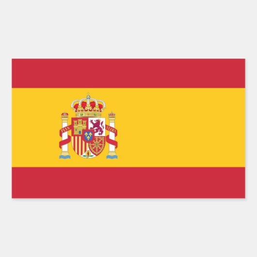 Aufkleber für die spanische Flagge (Vorderseite)
