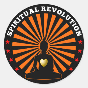 Aufkleber für die spirituelle Revolution