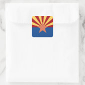 Aufkleber für die Staatsflagge von Arizona (Tasche)