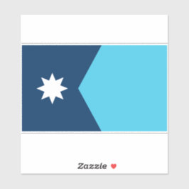 Aufkleber für die Staatsflagge von Minnesota
