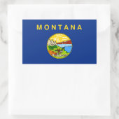 Aufkleber für die Staatsflagge von Montana (Tasche)