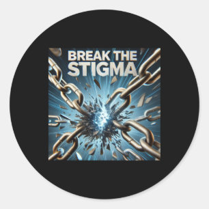 Aufkleber für die Stigma-Sensibilisierungskampagne