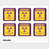 Aufkleber für die Strahlenwarnung (Blatt)