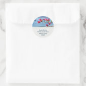 Aufkleber für die Strandadresse (Tasche)