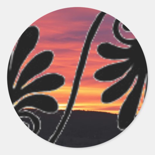 Aufkleber für die Sunset-Grenze (Vorderseite)