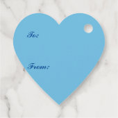 Aufkleber für die Tablette Blue Niedliche Katzen H Geschenkanhänger (Rückseite)