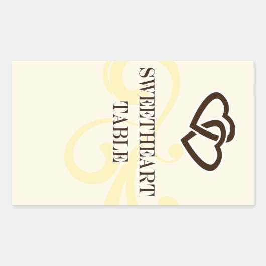 Aufkleber für die Tischnummer des Weinetiketts (Vorderseite)