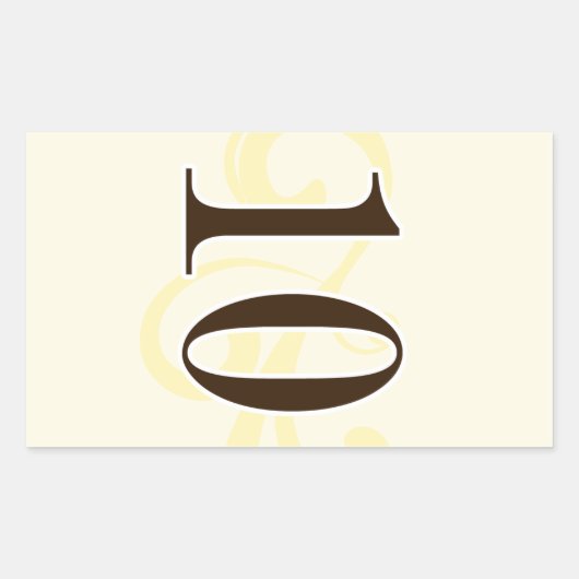 Aufkleber für die Tischnummer des Weinetiketts 10 (Vorderseite)