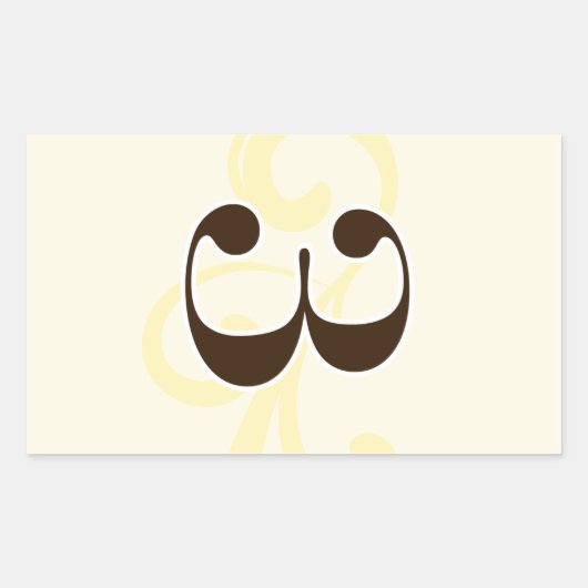 Aufkleber für die Tischnummer des Weinetiketts 3 (Vorderseite)