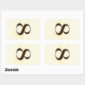 Aufkleber für die Tischnummer des Weinetiketts 8 (Blatt)