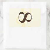 Aufkleber für die Tischnummer des Weinetiketts 8 (Tasche)