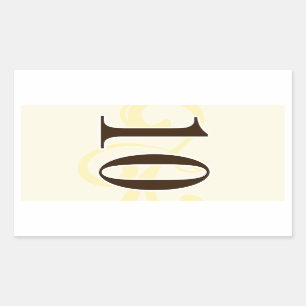 Aufkleber für die Tischnummer von Wein 10