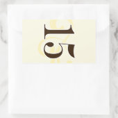 Aufkleber für die Tischnummer von Wein 15 (Tasche)