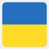 Aufkleber für die ukrainische Flagge (Vorderseite)