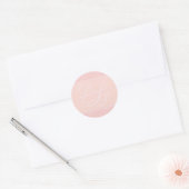 Aufkleber für die Umschlag-Initialen blush (Umschlag)