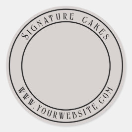 Aufkleber für die Verpackung