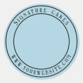 Aufkleber für die Verpackung (Vorderseite)