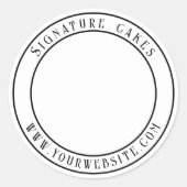 Aufkleber für die Verpackung (Vorderseite)