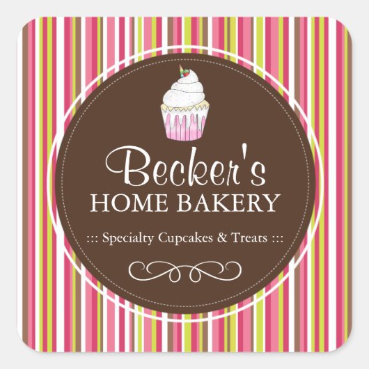 Aufkleber für die Verpackung von Bäckereien (Vorderseite)