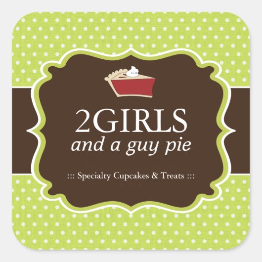 Aufkleber für die Verpackung von Backwaren (Vorderseite)