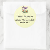 Aufkleber für die Verpackung von Saatgut der ameri (Tasche)