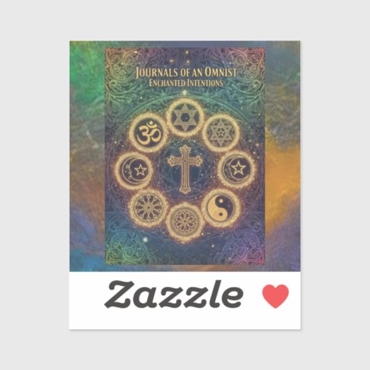 Aufkleber für die verzauberte Absicht (Blatt)