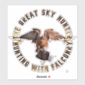 Aufkleber für die Vogeljagd (Blatt)