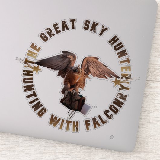 Aufkleber für die Vogeljagd (Detail)