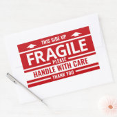 Aufkleber für die Warnmeldung "Rotes Etikett" (Umschlag)