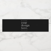 Aufkleber für die Wasserflaschen - Ihr Design-Uplo (Einzelnes Label)