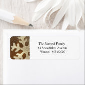 Aufkleber für die Weihnachtsadresse (Insitu)