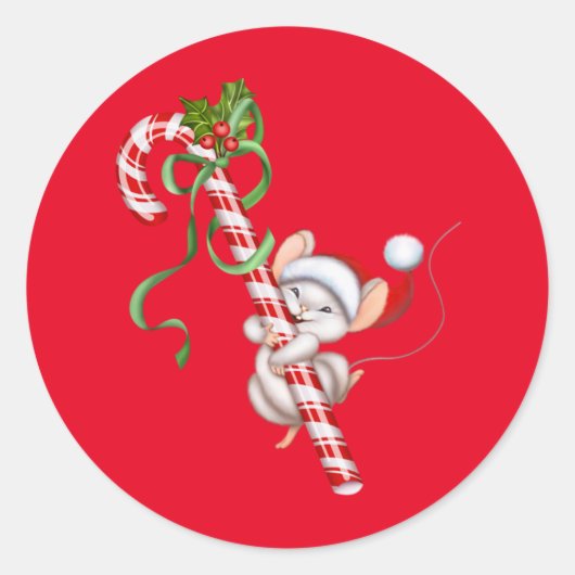 Aufkleber für die Weihnachtsmäuse (Vorderseite)