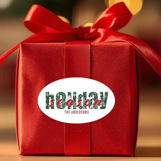 Aufkleber für die Weihnachtszeit