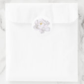 Aufkleber für die weiße Blume (Tasche)