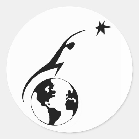 Aufkleber für die Weltraumabwicklung (Vorderseite)