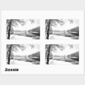 Aufkleber für die Winterlandschaft (Blatt)