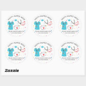 Aufkleber für die Woche der Krankenpflege, Kinder  (Blatt)