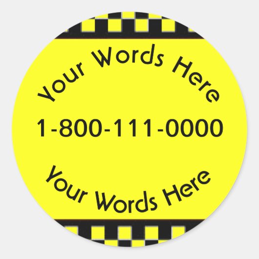 Aufkleber für die Zollabfertigung (Vorderseite)