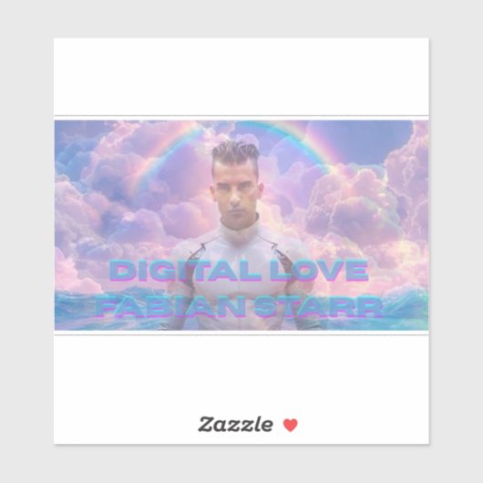 Aufkleber für digitale Liebe (Blatt)