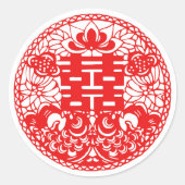 Aufkleber für doppeltes Glück (Vorderseite)