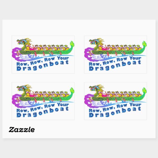 Aufkleber für Drachenboote (Blatt)