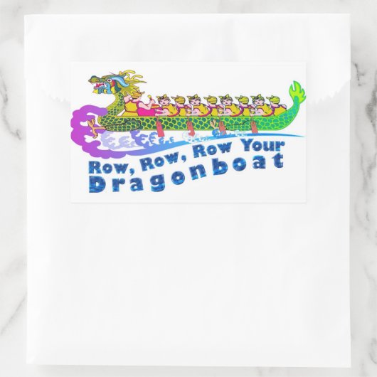 Aufkleber für Drachenboote (Tasche)