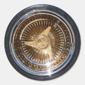 Aufkleber für Drahträder (Vorderseite)