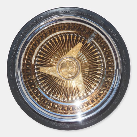 Aufkleber für Drahträder (Vorderseite)