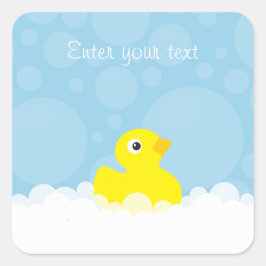 Aufkleber für Duckdusche