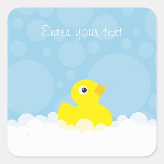 Aufkleber für Duckdusche (Vorderseite)