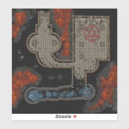 Aufkleber für Dungeon-Tile: Okkulter Untergrund